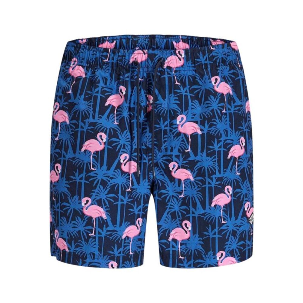 Jack And Jones Mens Flamingo Swim Shorts / Navy Blazer